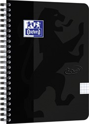 Oxford School Touch bloc spirale, ft A5, 140 pages, quadrillé 5 mm, noir