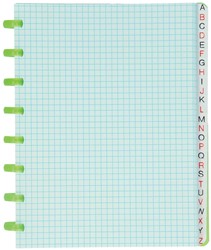 Atoma repertoire, ft A5, transparent, quadrillé 5 mm