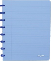 Atoma Trendy cahier, ft A5, 144 pages, ligné, transparant bleu