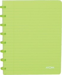 Atoma Trendy cahier, ft A5, 144 pages, ligné, transparant groen