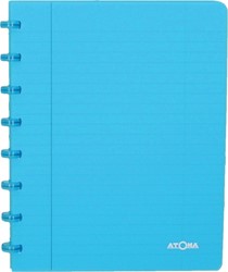 Atoma Trendy cahier, ft A5, 144 pages, quadrillé commercial, transparant turquoise