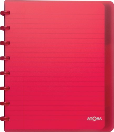 Atoma Trendy cahier, ft A5+, 120 pages, ligné, met 6 tabbladen, in couleurs assorties