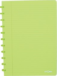 Atoma Trendy cahier, ft A4, 144 pages, ligné, transparant groen