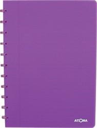 Atoma Trendy cahier, ft A4, 144 pages, ligné, transparant paars