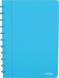 Atoma Trendy cahier, ft A4, 144 pages, ligné, transparant turkoois