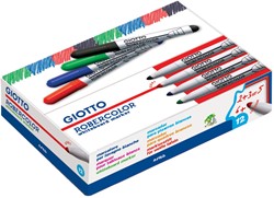 Giotto Robercolor marqueur pour tableaux blancs maxi, pointe ronde, rouge