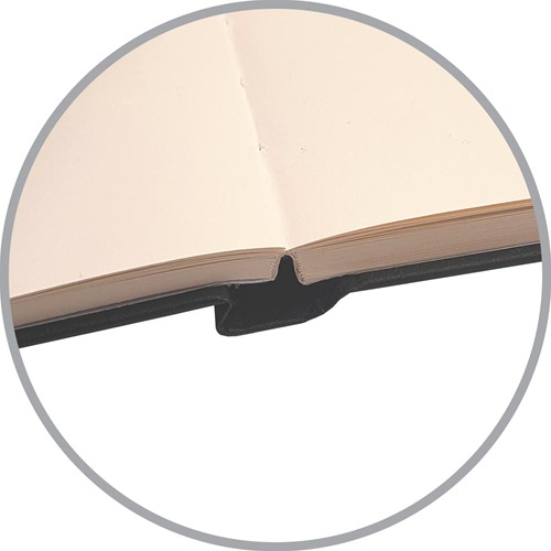 Oxford "Sketchbook" carnet de dessin, 96 feuilles, 100 g/m², ft A4, noir-3