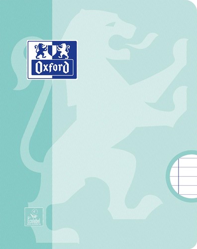 Oxford School cahier, ft A5, 72 pages, avec marge, ligné, assorti, paquet de 3 pièces-1