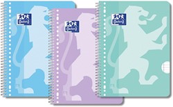 Oxford  bloc de cours School collège, ft A4+, 80 feuilles, ligné, paquet de 3 pièces, assorti