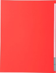 Exacompta chemise Forever à bord décalé, ft A4, paquet de 100, rouge