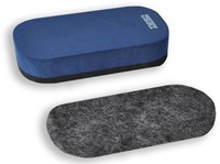 Desq frotteur magnétique pour tableaux blancs + recharge, bleu