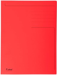 Exacompta chemise de classement Foldyne ft 24 x 32 cm (pour ft A4), rouge, boîte de 50 pièces