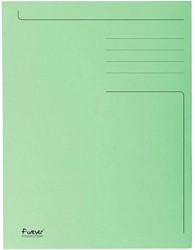 Exacompta chemise de classement Foldyne ft 24 x 32 cm (pour ft A4), vert clair, paquet de 50 pièces