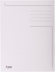 Exacompta chemise de classement Foldyne ft 24 x 32 cm (pour ft A4), gris clair, paquet de 50 pièces