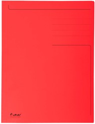 Exacompta chemise de classement Foldyne ft 24 x 35 cm (pour ft folio), rouge, paquet de 50 pièces