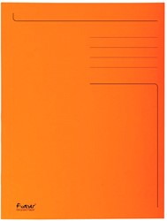 Exacompta chemise de classement Foldyne ft 24 x 35 cm (pour ft folio), orange, paquet de 50 pièces