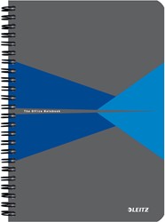 Leitz Office carnet de notes, ft A5, couverture en PP, ligné, bleu