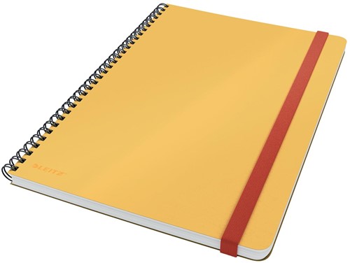 Leitz Cosy carnet de notes spiralé, pour ft B5, ligné, jaune