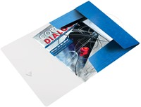 Leitz WOW chemise à élastiques et rabats, bleu A4-2