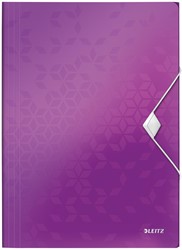 Leitz WOW chemise à élastiques et rabats, violet