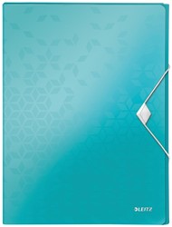 Leitz WOW boîte de classement ft A4, bleu glacier