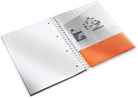 Leitz WOW cahier, ft A4, ligné, rose-2