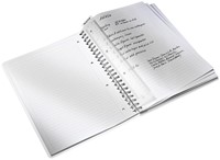Leitz WOW cahier, ft A4, ligné, rose-3