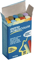 Giotto craie Robercolor, boîte de 10 pièces en couleurs assorties