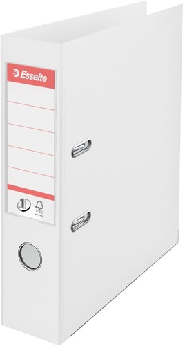 Esselte Classeur à levier Power N° 1 Vivida, ft A4, dos de 7,5 cm, blanc