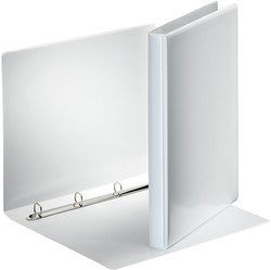 Esselte classeur personnalisable, dos de 3 cm, 4 anneaux en O de 16 mm, blanc