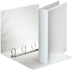 Esselte classeur à anneaux personnalisable, dos de 6,2 cm, 4 anneaux en D de 40 mm, blanc