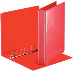 Esselte classeur à anneaux personnalisable, dos de 5,1 cm, 4 anneaux en D de 30 mm, rouge