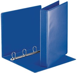 Esselte classeur à anneaux personnalisable, dos de 5,1 cm, 4 anneaux en D de 30 mm, bleu