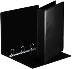 Esselte classeur à anneaux personnalisable, dos de 5,1 cm, 4 anneaux en D de 30 mm, noir