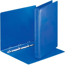 Esselte classeur à anneaux personnalisable, dos de 4,4 cm, 4 anneaux en D de 25 mm, bleu