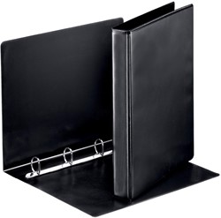 Esselte classeur à anneaux personnalisable, dos de 4,4 cm, 4 anneaux en D de 25 mm, noir