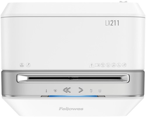 Fellowes Microshred destructeur de documents LX211, blanc-2