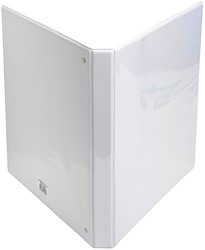 Exacompta Classeur à anneaux person. Kreacover 4 anneaux de 20 mm, dos de 3,4 cm, blanc