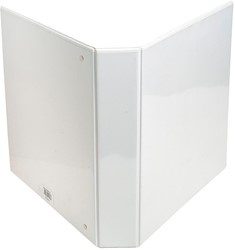 Exacompta Classeur à anneaux person. Kreacover 4 anneaux de 40 mm, dos de 6 cm, blanc