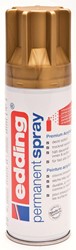Edding Permanent Spray 5200, 200 ml, or précieux mat
