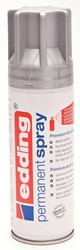Edding permanent spray 5200, 200 ml, argent mat