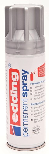Edding permanent spray 5200, 200 ml, argent mat