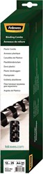 Fellowes reliures, paquet de 25 pièces, 12 mm, noir