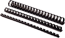 Fellowes reliures, paquet de 100 pièces, 19 mm, noir