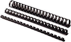 Fellowes reliures, paquet de 50 pièces, 38 mm, noir