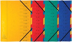 Exacompte Trieur-classeur 12 compartiments, couleurs assorties