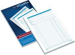 Atlanta by Jalema manifolds note de frais ft A4, 1 feuille carbone
