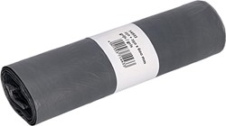 Deiss sac à ordures ft 50 x 60 cm, 33 litres, gris, HDPE, rouleau de 50 pièces