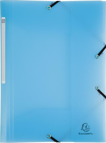 Exacompta Chromaline chemise à rabats avec 3 rabats, avec étiquette, couleurs pastel assorties-2