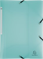 Exacompta Chromaline chemise à rabats avec 3 rabats, avec étiquette, couleurs pastel assorties-4